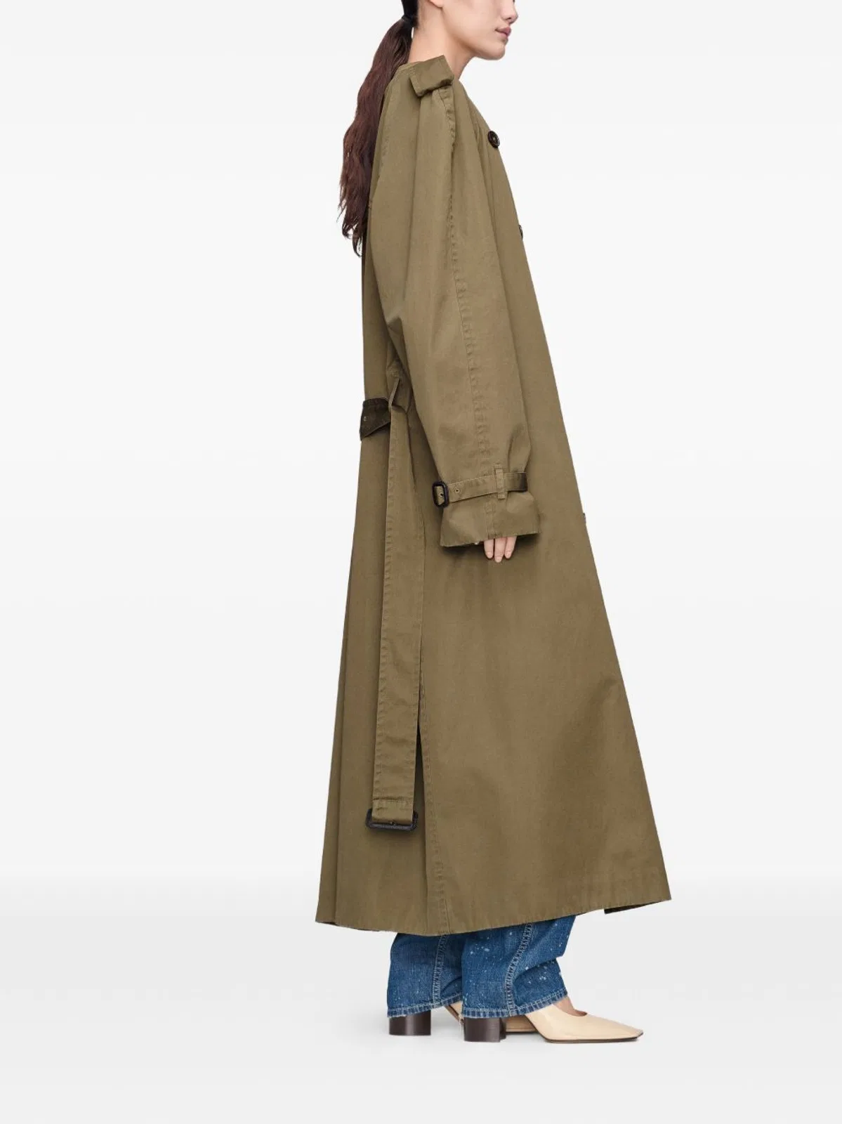 Maison Margiela Double-Breasted Trench Coat