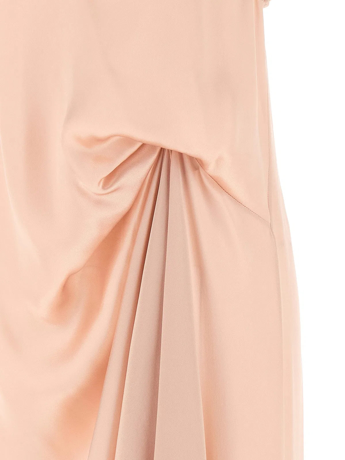 Maison Margiela 'Silk Lace Slip Midi Dress' Dress