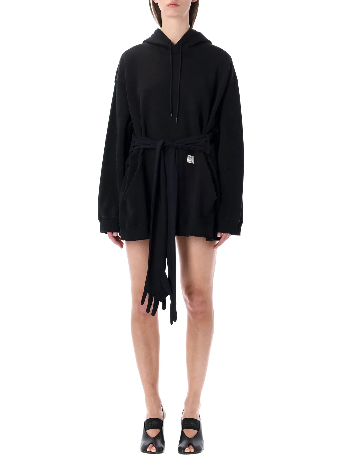 Mm6 maison margiela Hooded Sweatdredd With Gloves