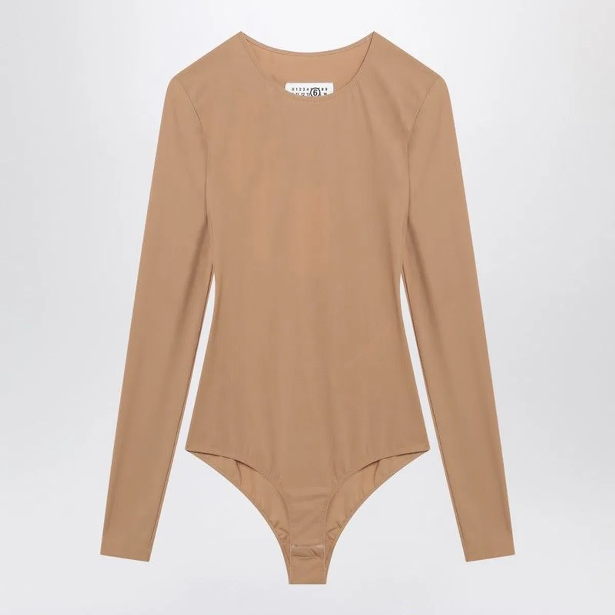 Mm6 maison margiela Skintone Bodysuit In Lycra Jersey
