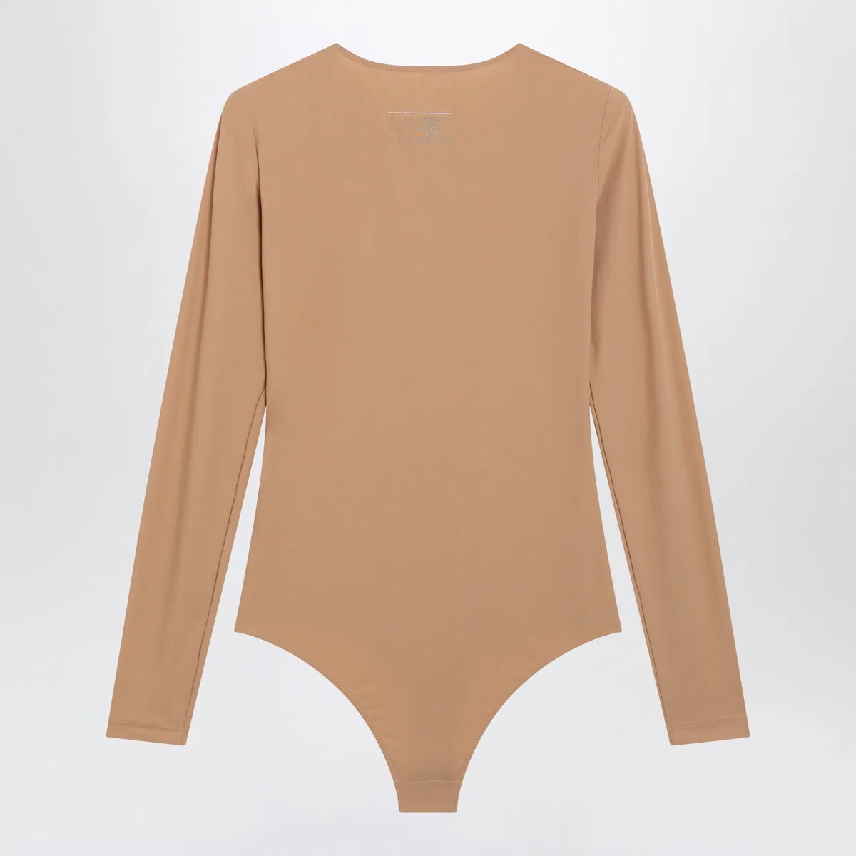 Mm6 maison margiela Skin-Tone Bodysuit In Lycra Jersey