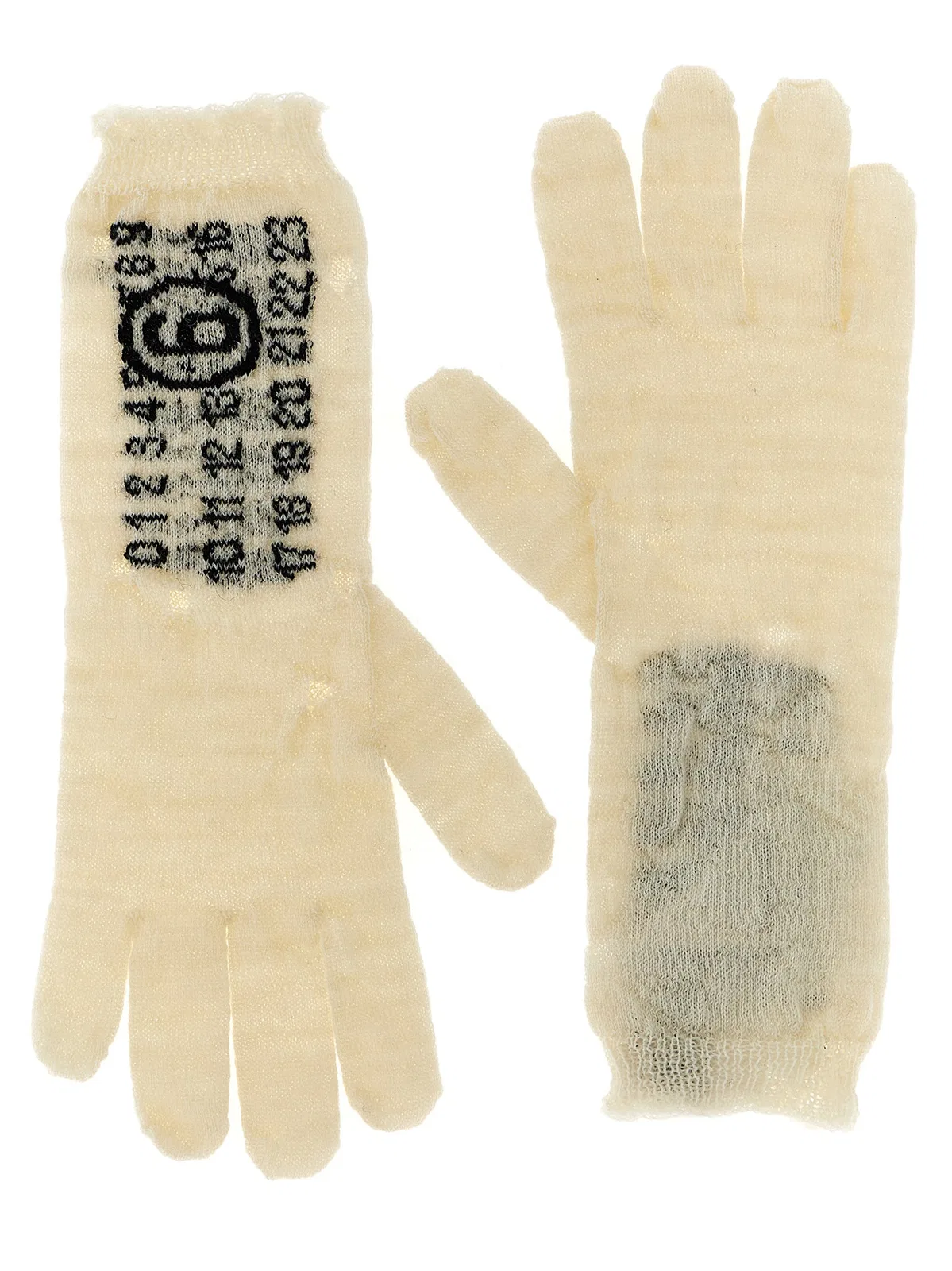 Mm6 maison margiela 'Numeric Signature Mm6' Gloves