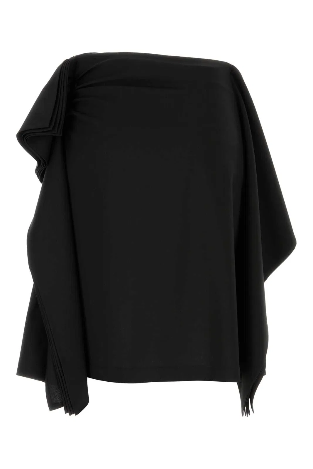 Loewe Black Wool Skirt