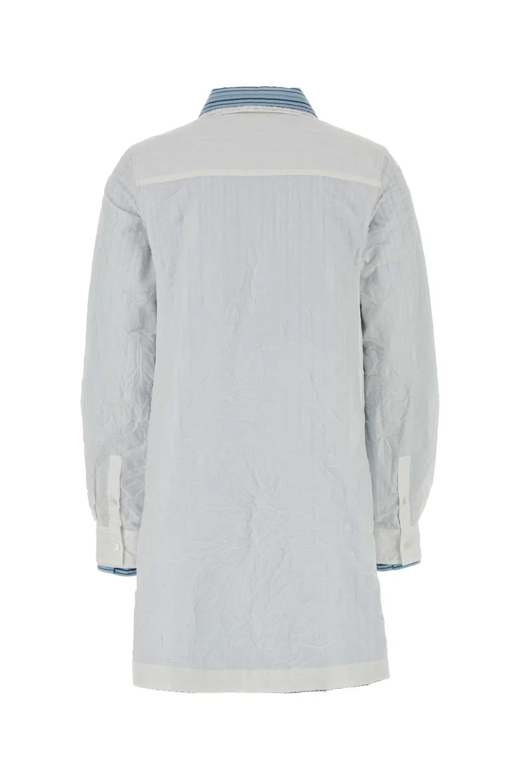 Loewe White Cotton Blend Shirt Dress