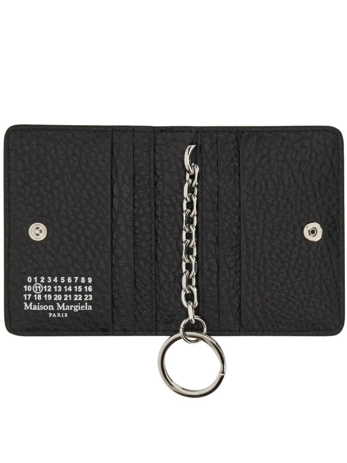 Maison Margiela Portafoglio Bifold Con Portachiavi