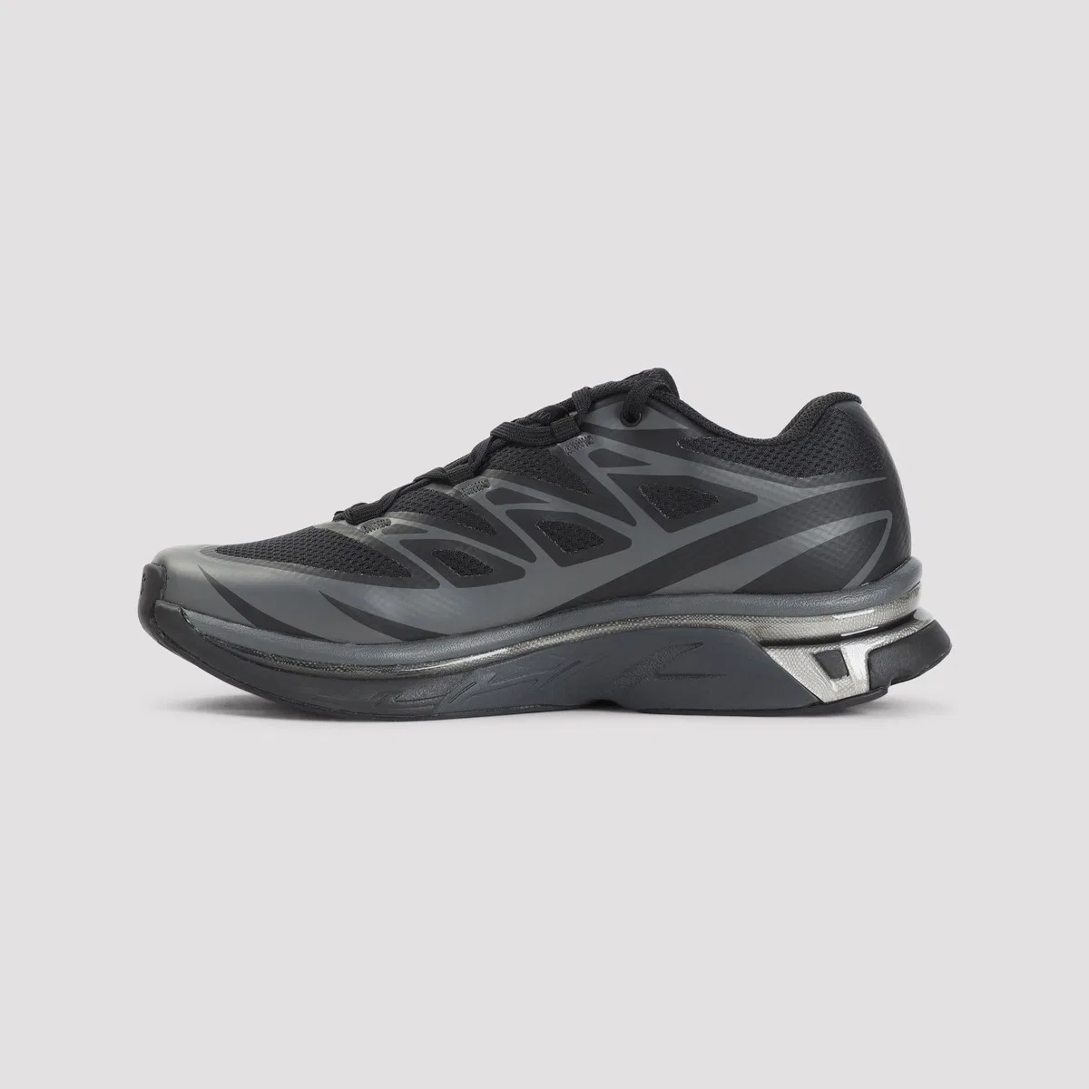 Mm6 x salomon Black And Asphalt Grey Xt Polyester Snea