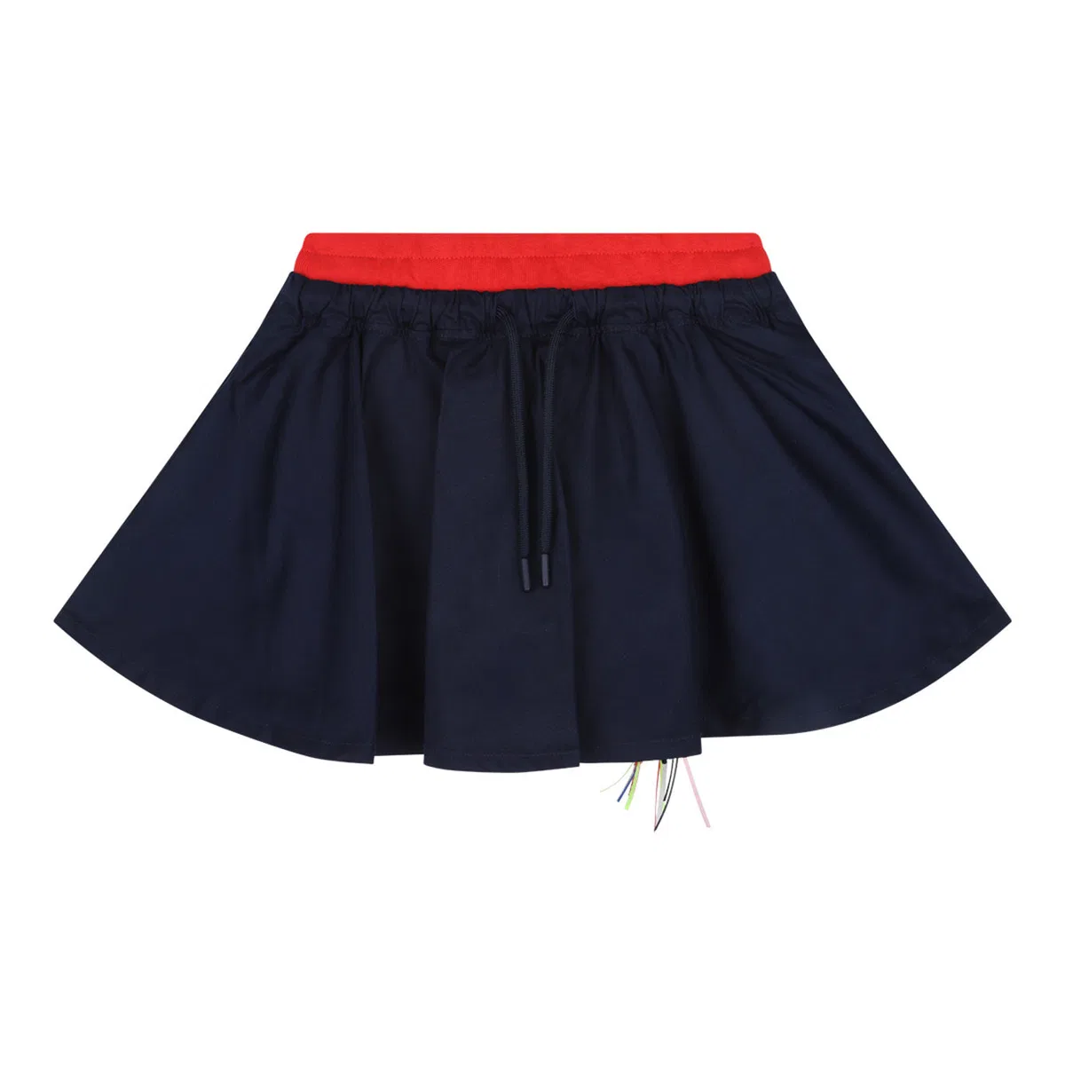 MSGM Kids Blue Cotton-Blend Skirt