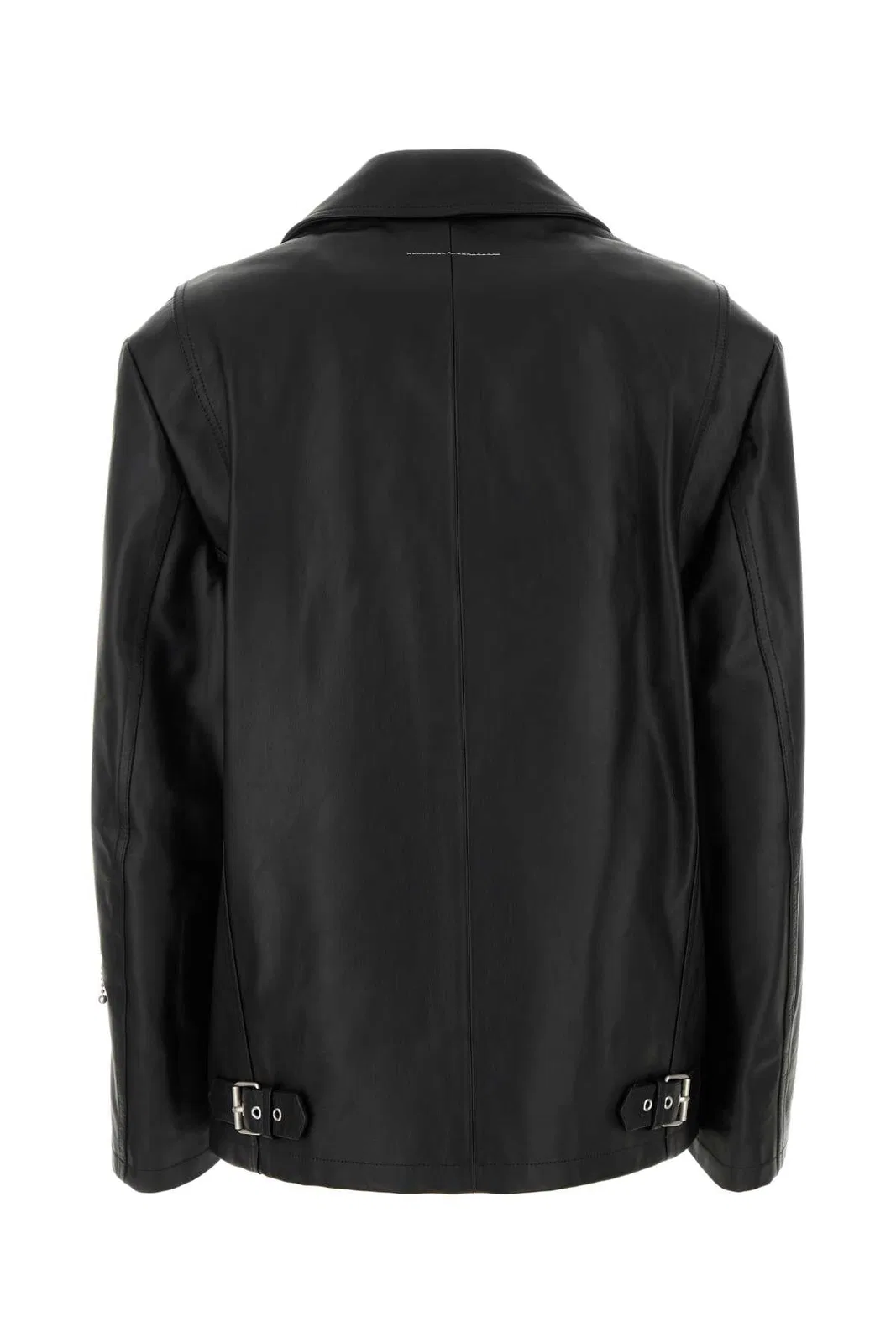 Mm6 maison margiela Black Leather Jacket