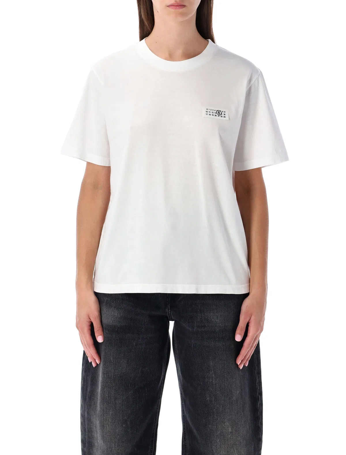 Mm6 maison margiela T-Shirt Crew Neck In Cotton