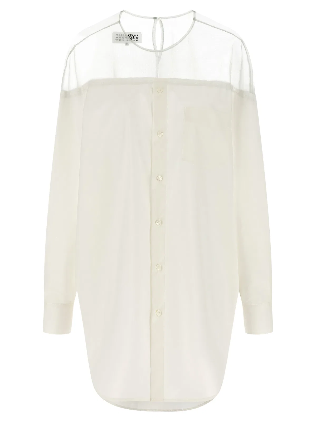 Mm6 maison margiela Tulle Insert Shirt