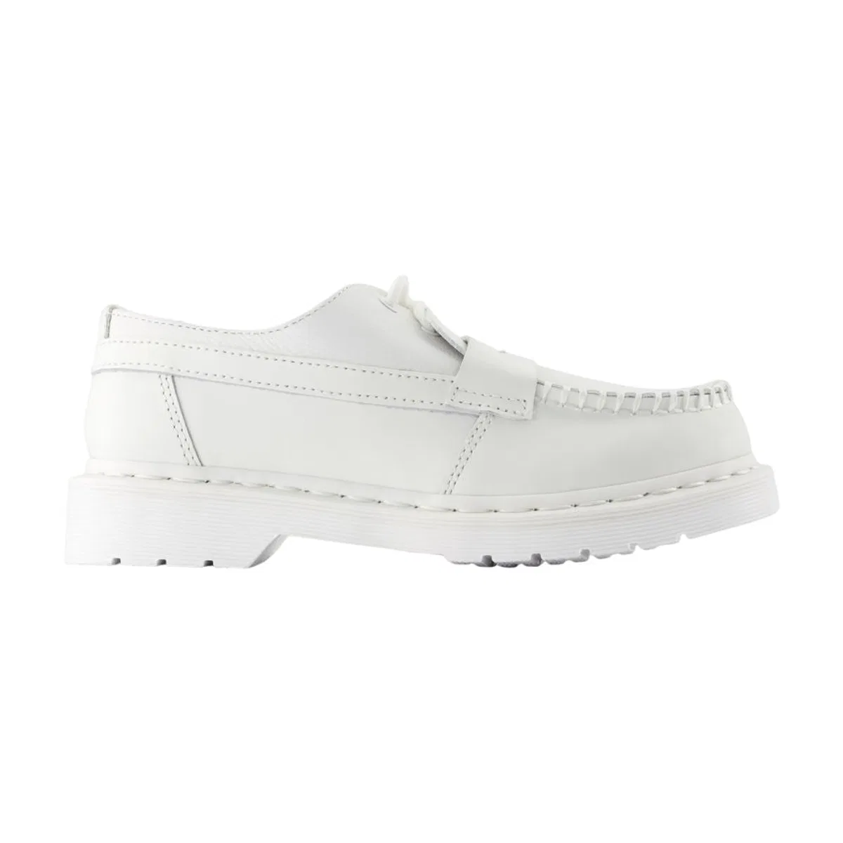 Mm6 x Dr Martens White Flat Shoes