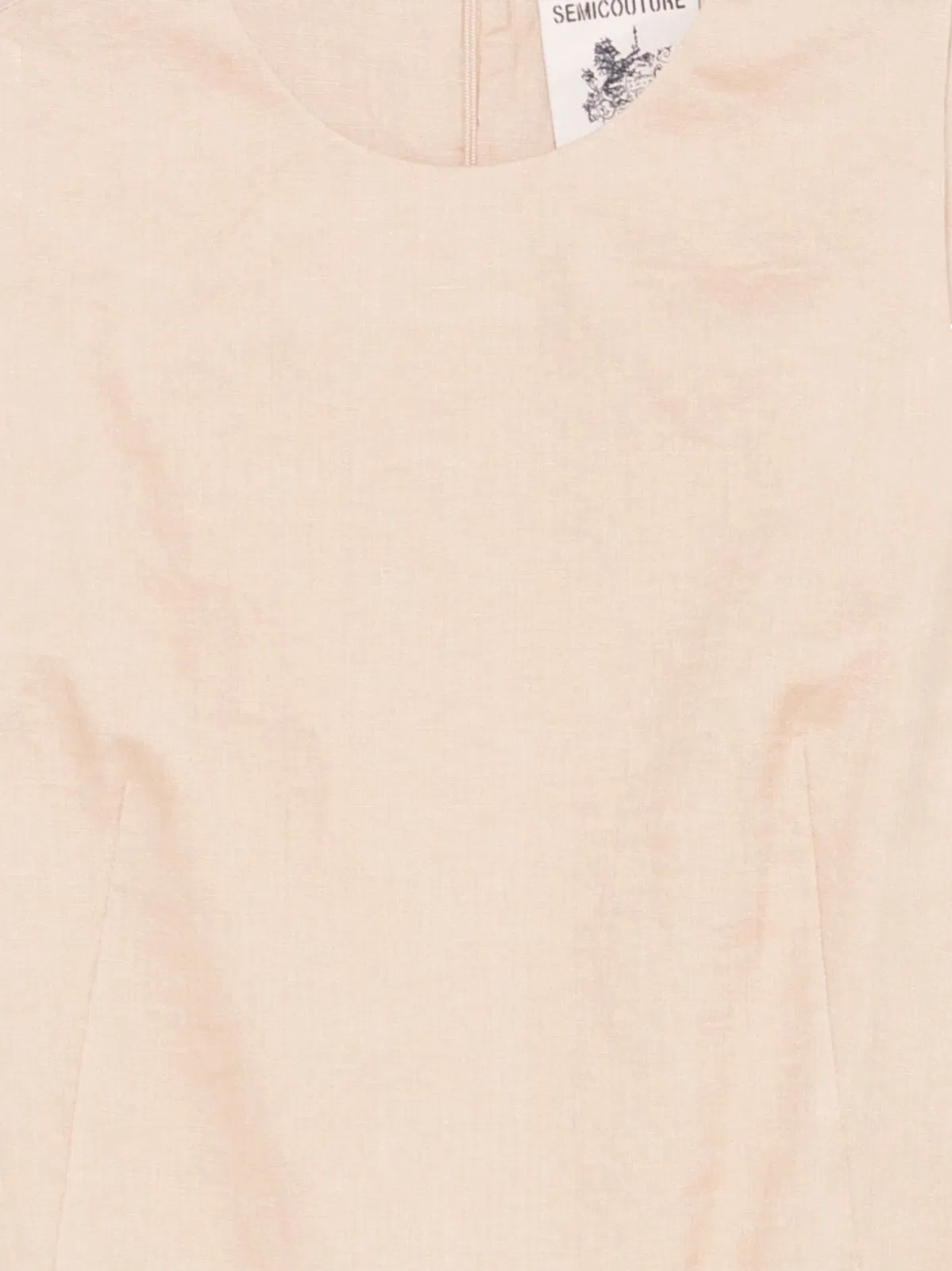 Semicouture Sheena Linen Mini Dress