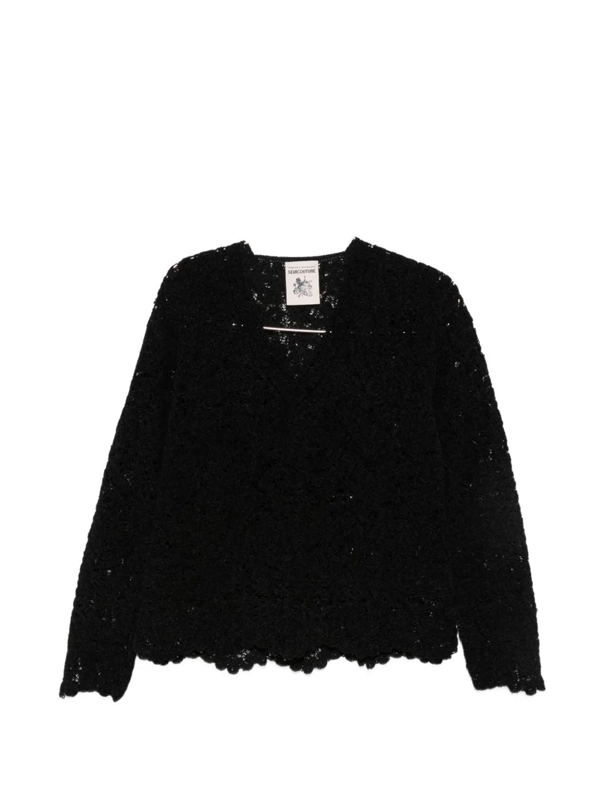 Semicouture Calanthe V-Necked Sweater