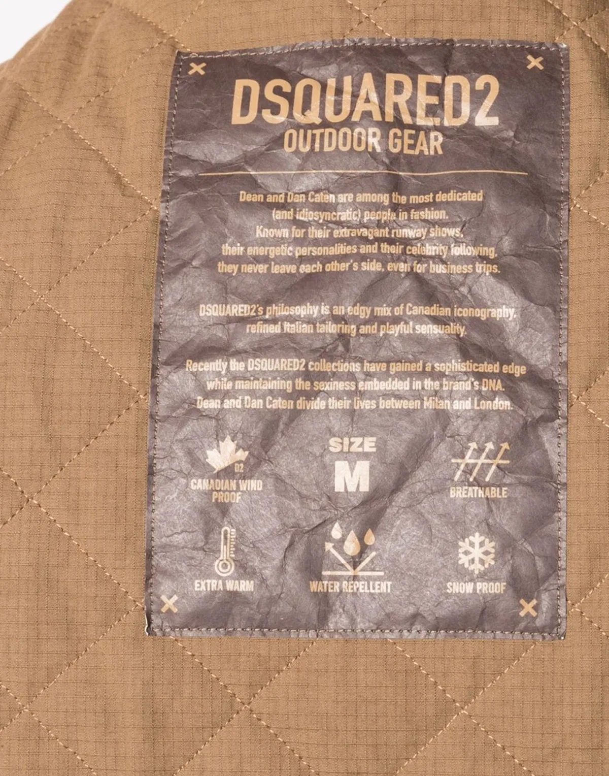 Dsquared2 Reversible Quilted Vest Jacket