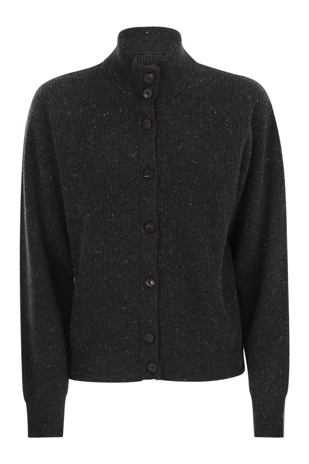 Peserico Cardigan With Buttons In Wool, Silk And 