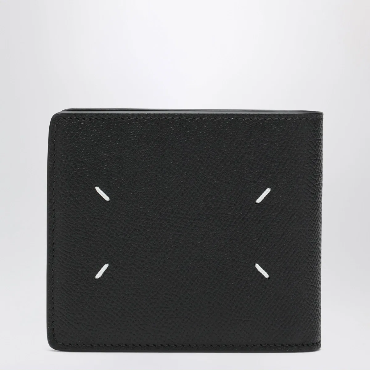 Maison Margiela Black Four Stitches Bi-Fold Wallet