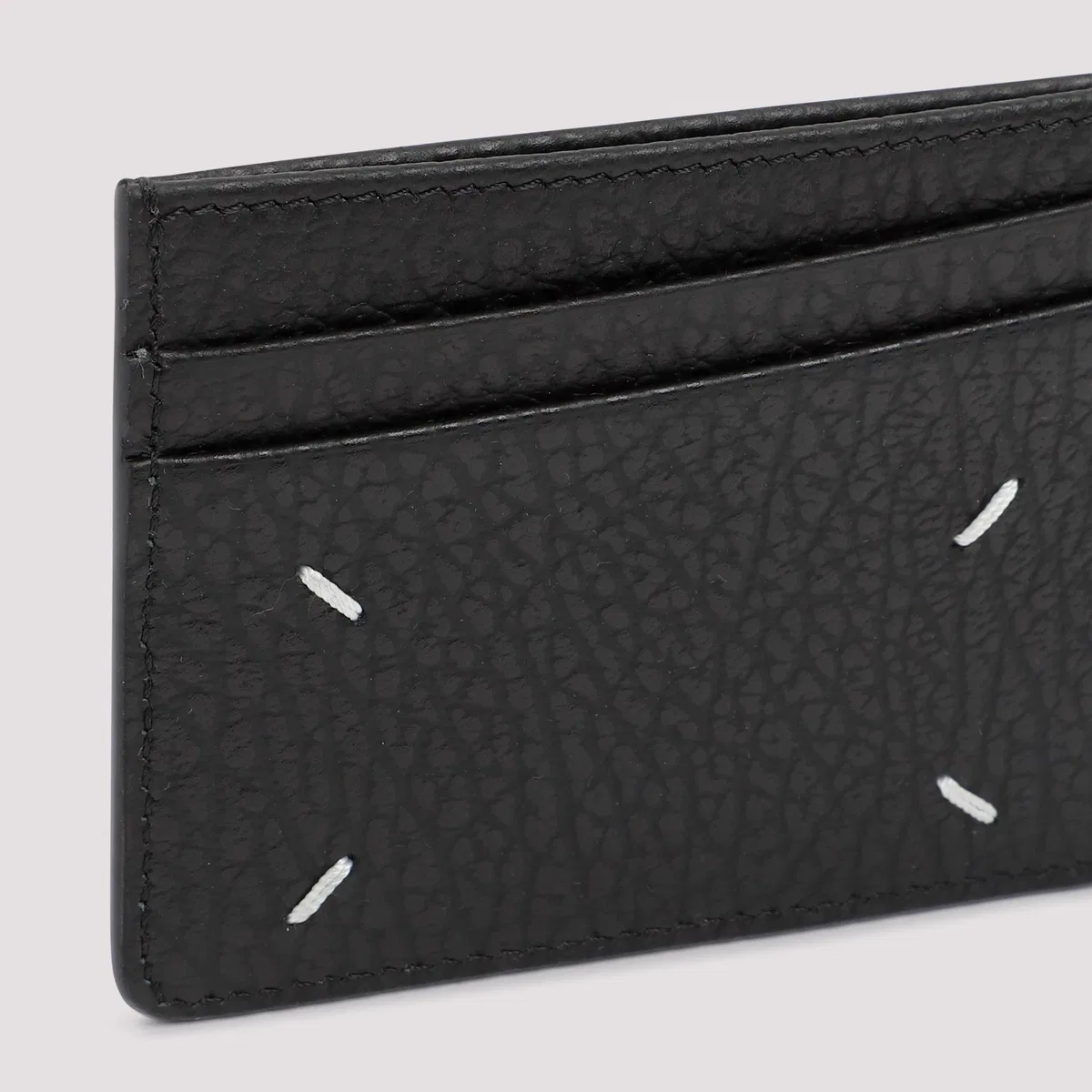 Maison Margiela Black Leather Card Holder