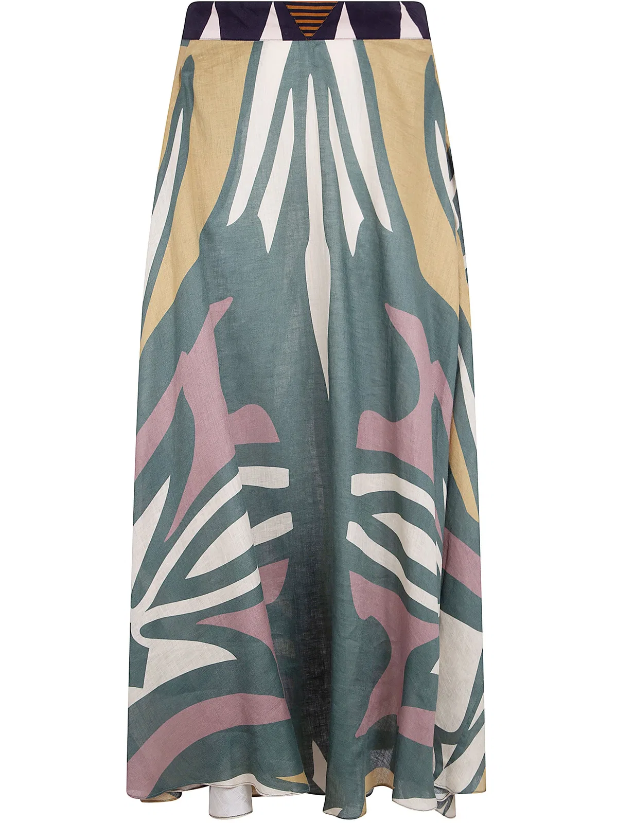 Volantis "Safi" Round Midi Skirt