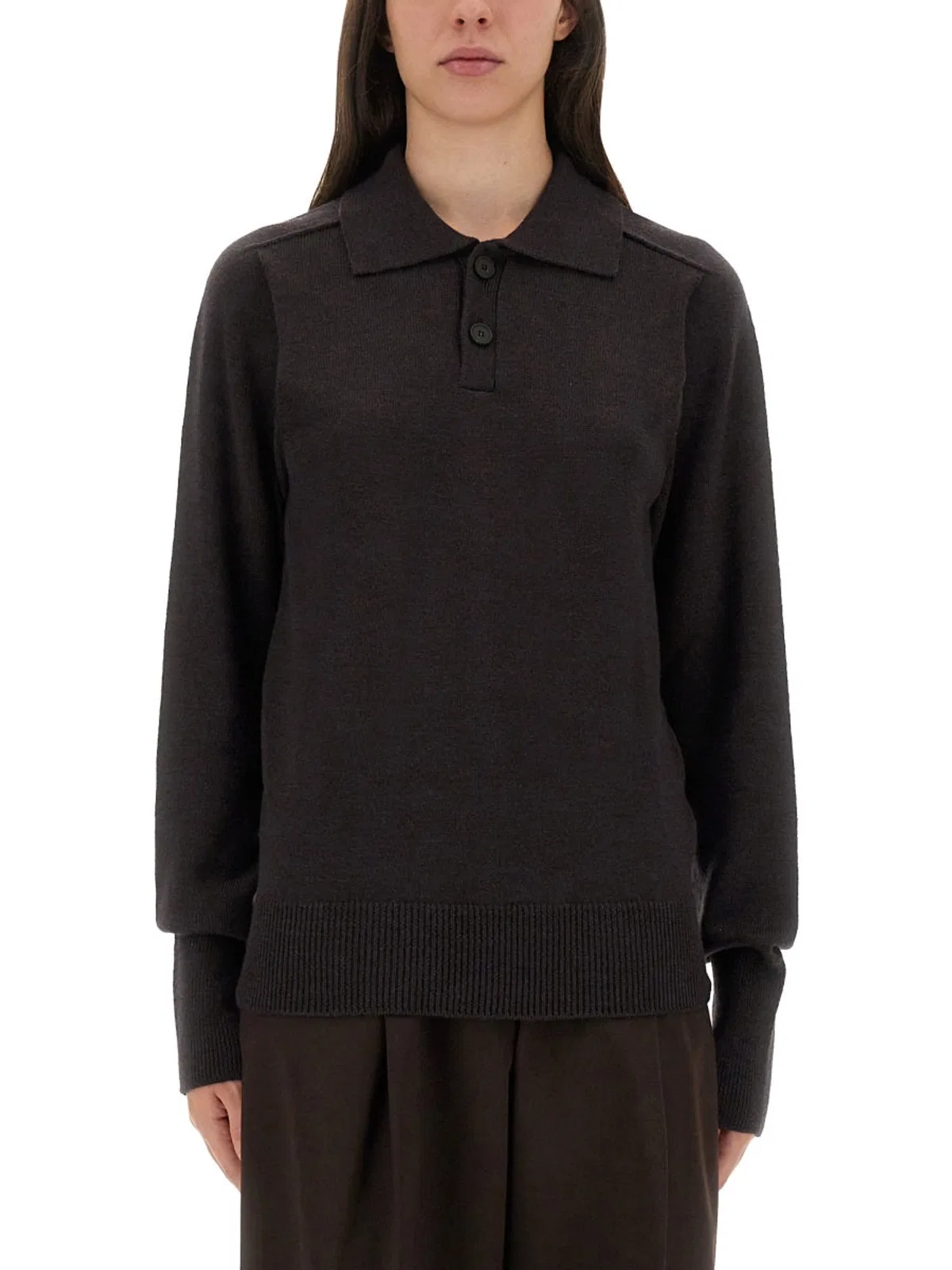 Studio nicholson Inverness Shirt With Polo Collar