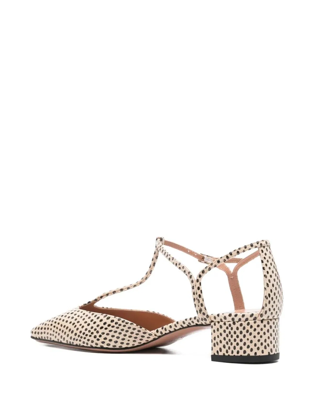 Aquazzura "Sorbonne" Bambi Snake Print Pump 35