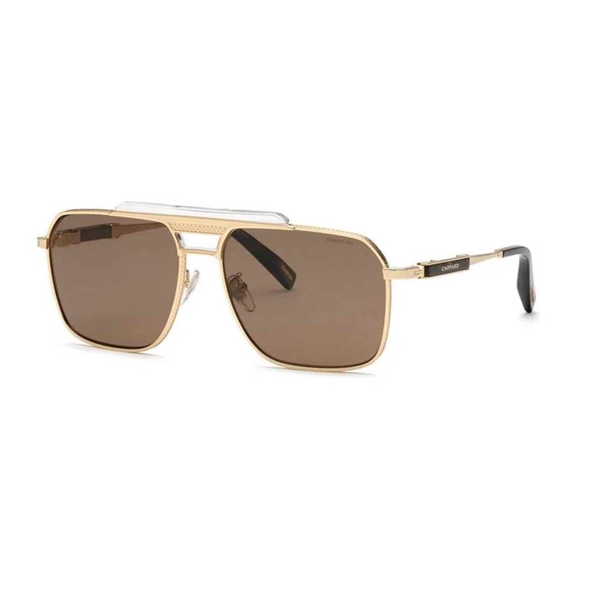 Chopard Oro Rose' Lucido Metal Sunglasses