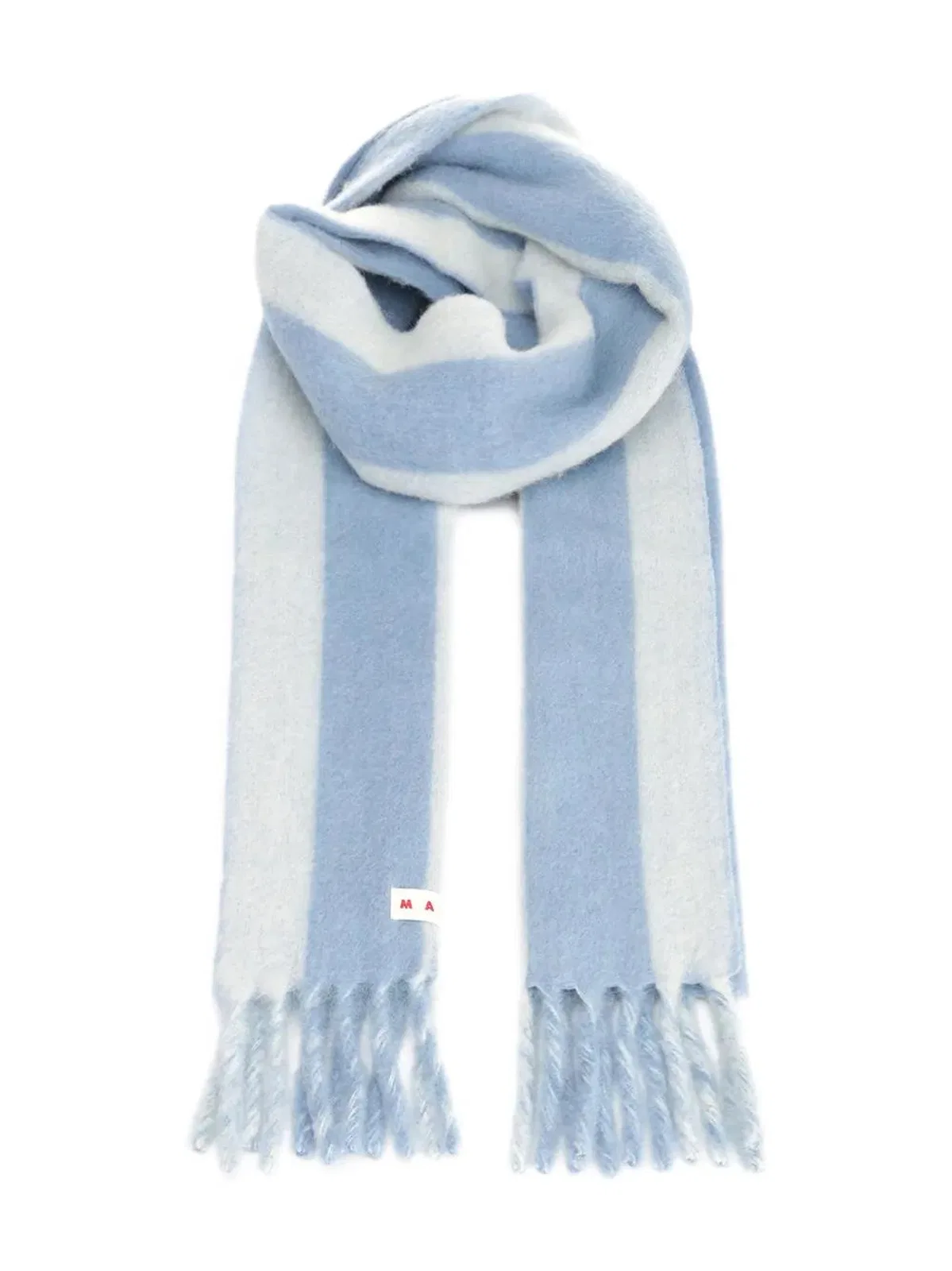 Marni Striped Knitted Scarf