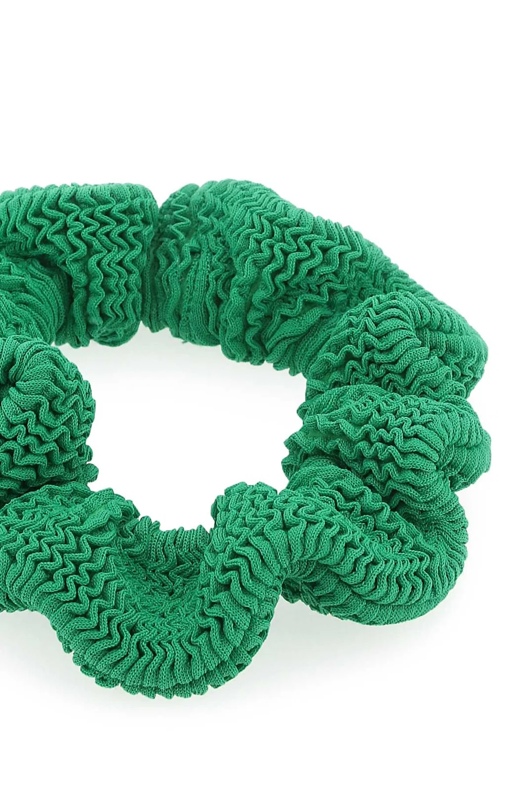 Hunza g Grass Green Fabric Scrunchie