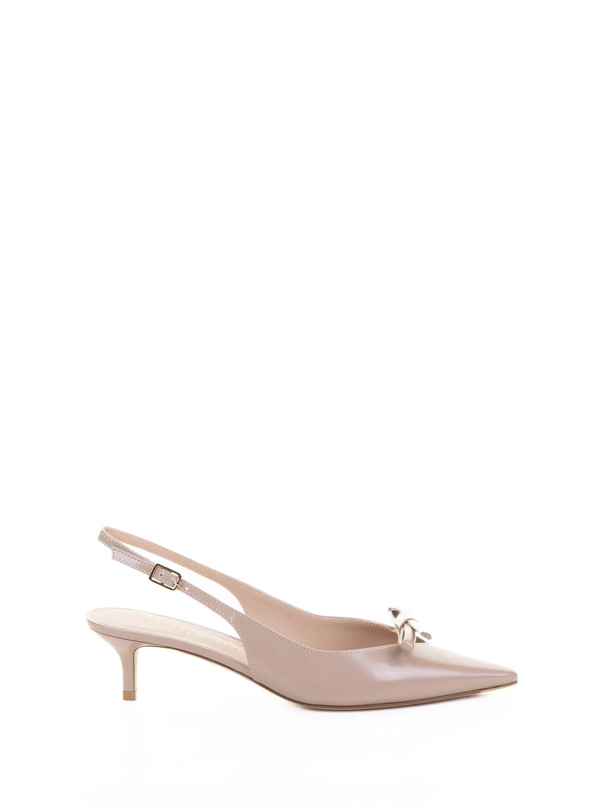 Roberto Festa Décolleté Slingback Powder In Leather