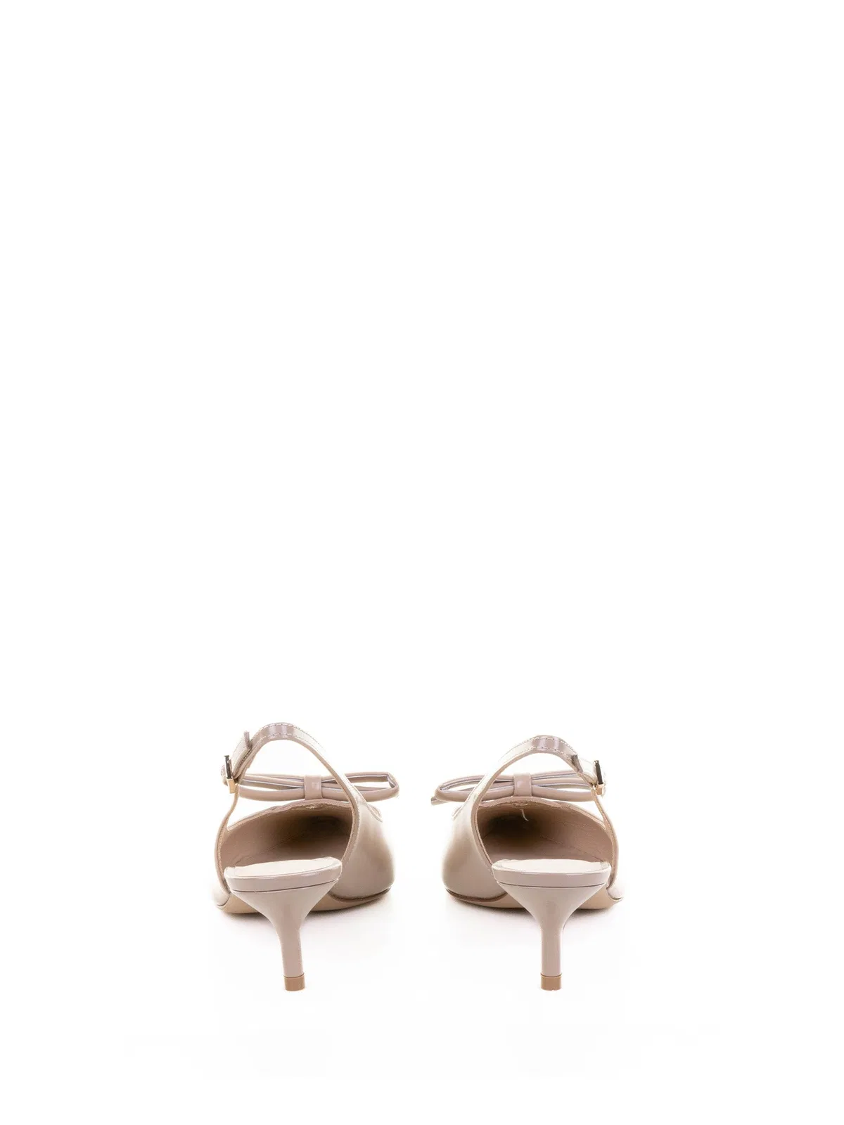 Roberto Festa Décolleté Slingback Powder In Leather
