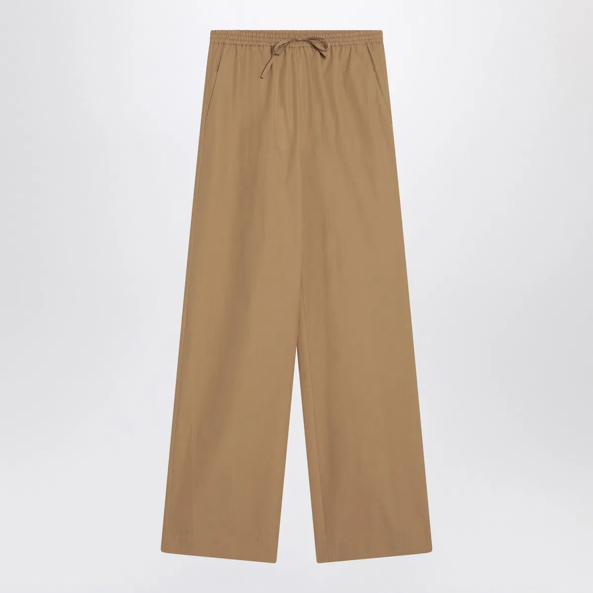Loulou De Saison Sand-Coloured Trousers In Cotton