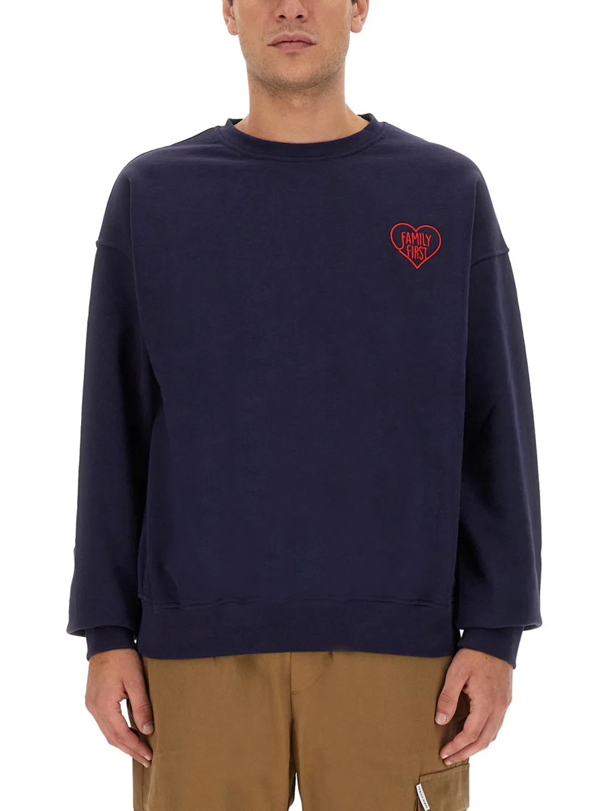Family First Sweatshirt With Logo