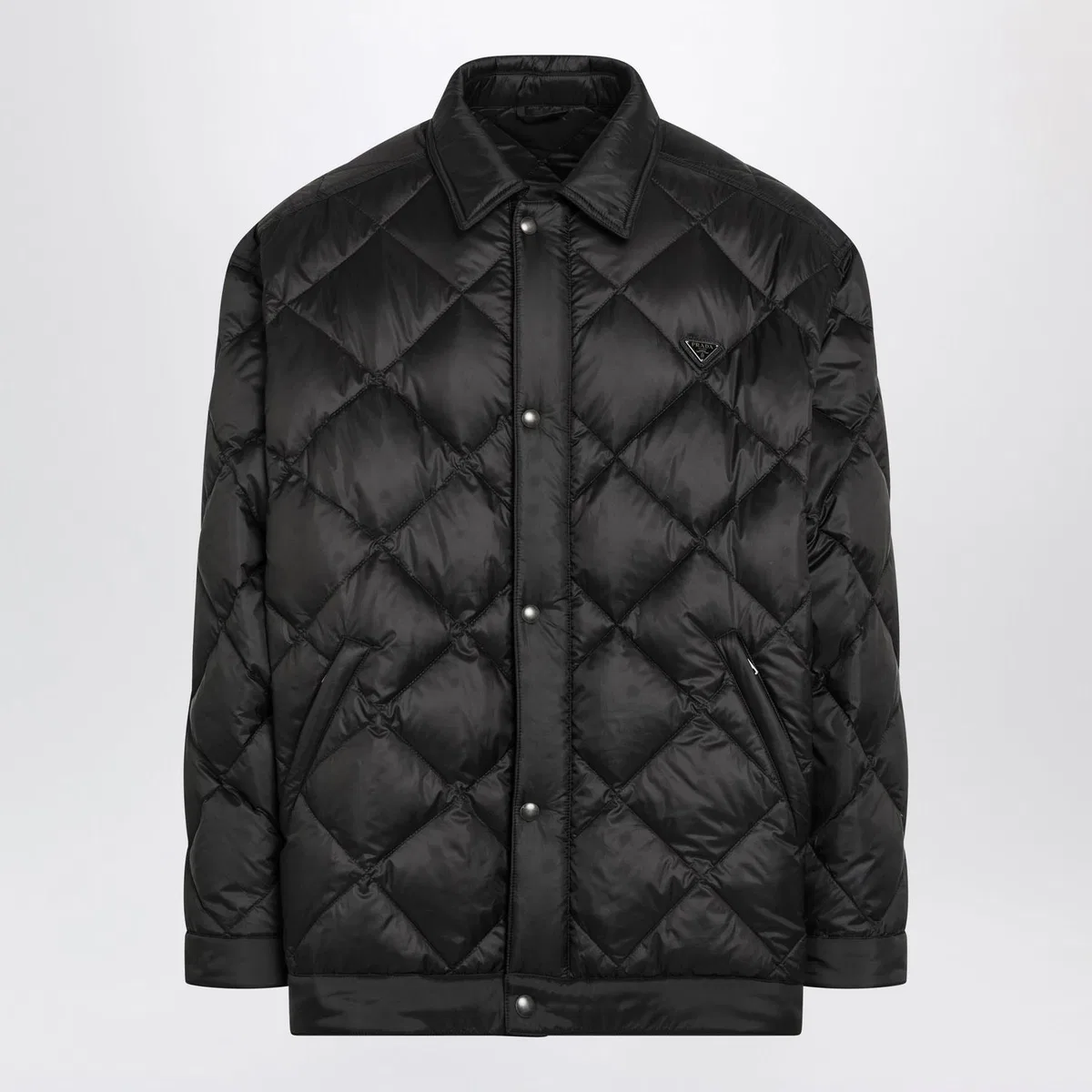 Prada Black Quilted Renylon Jacket