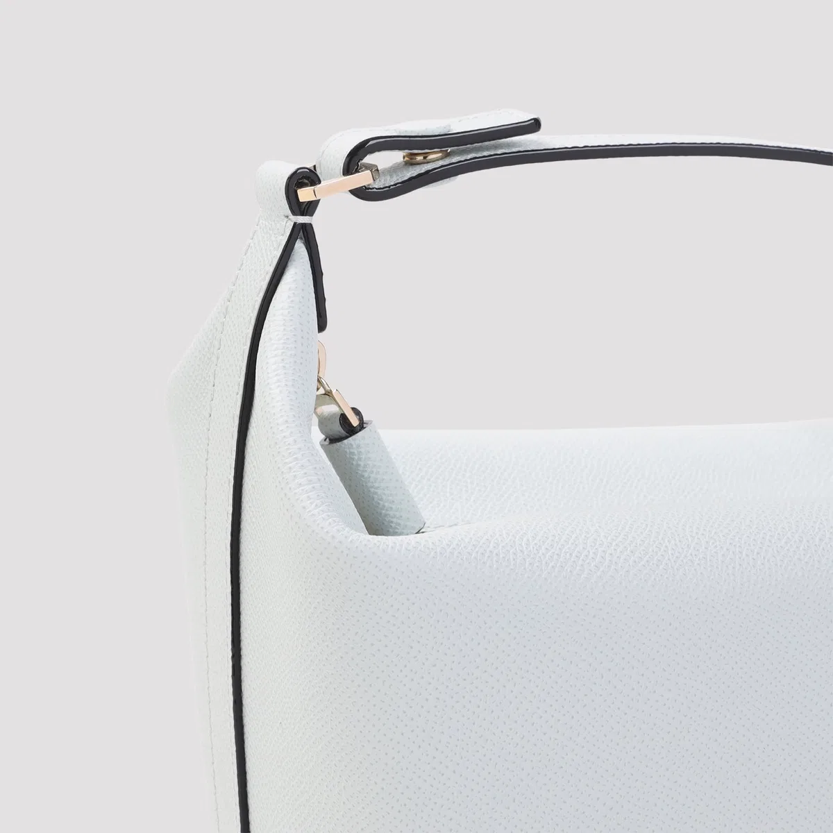 Valextra Ice Calf Leather Mochi Pouch Bag