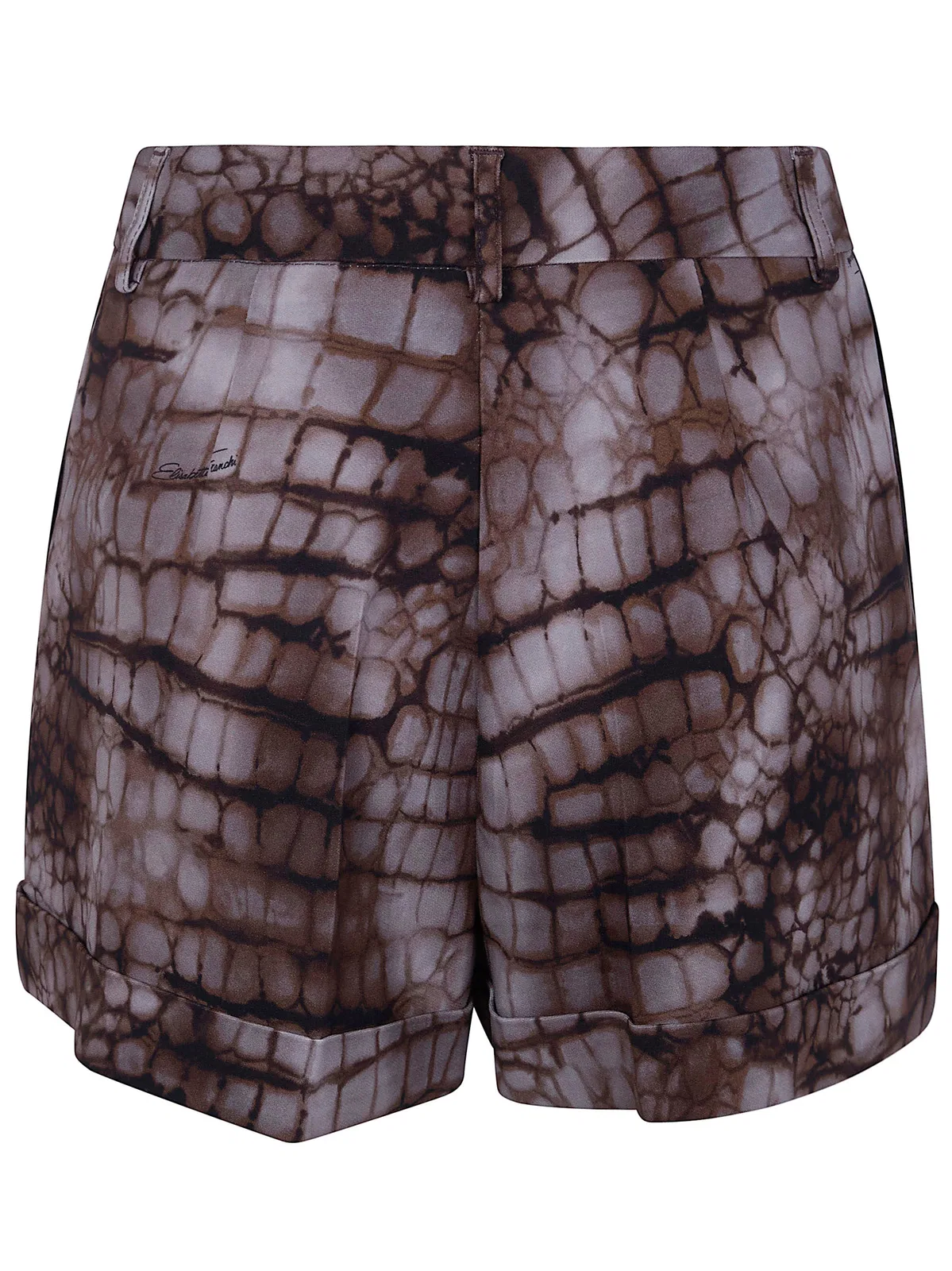 Elisabetta Franchi Animal Print Shorts