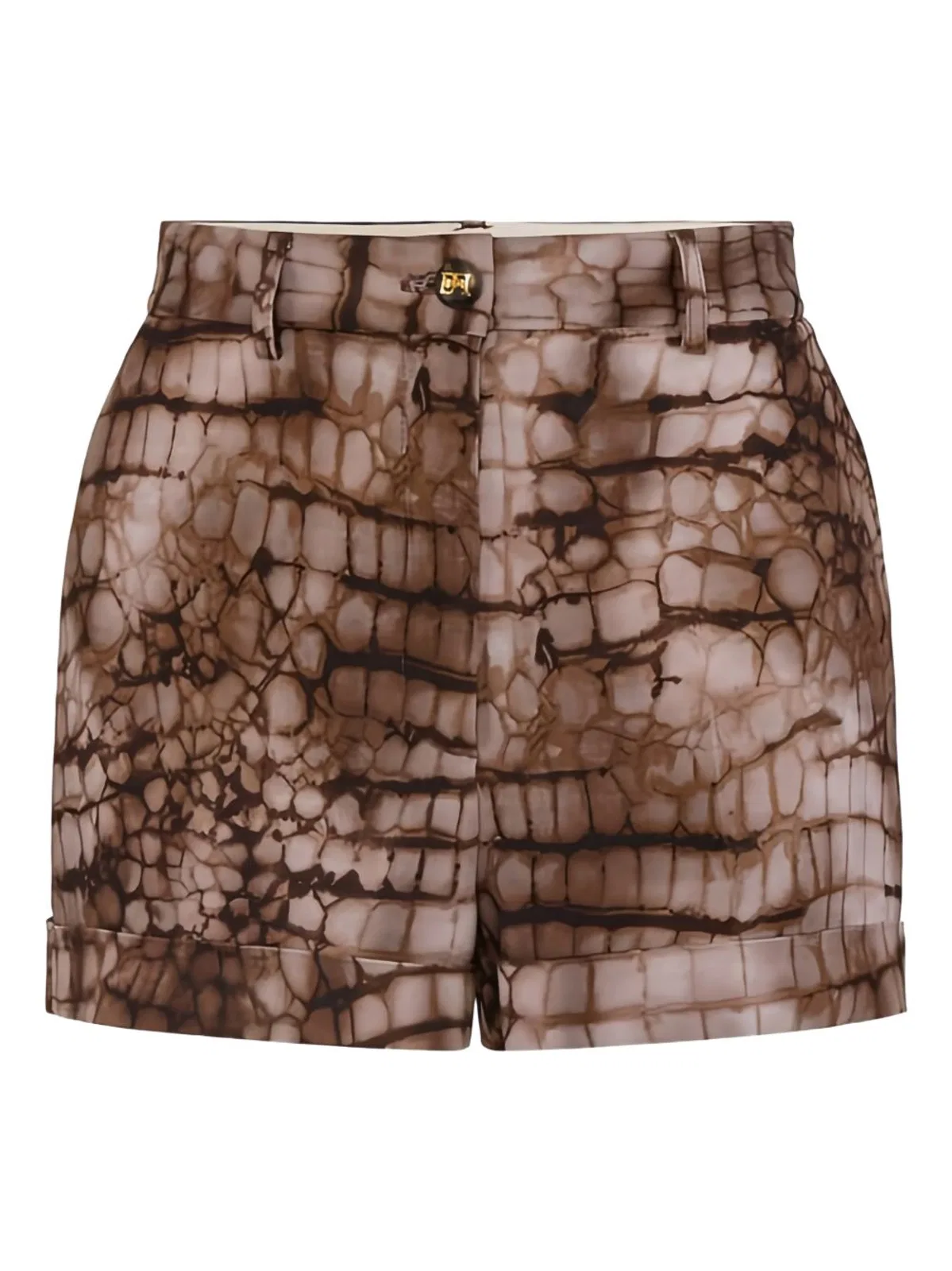 Elisabetta Franchi Animal Print Shorts