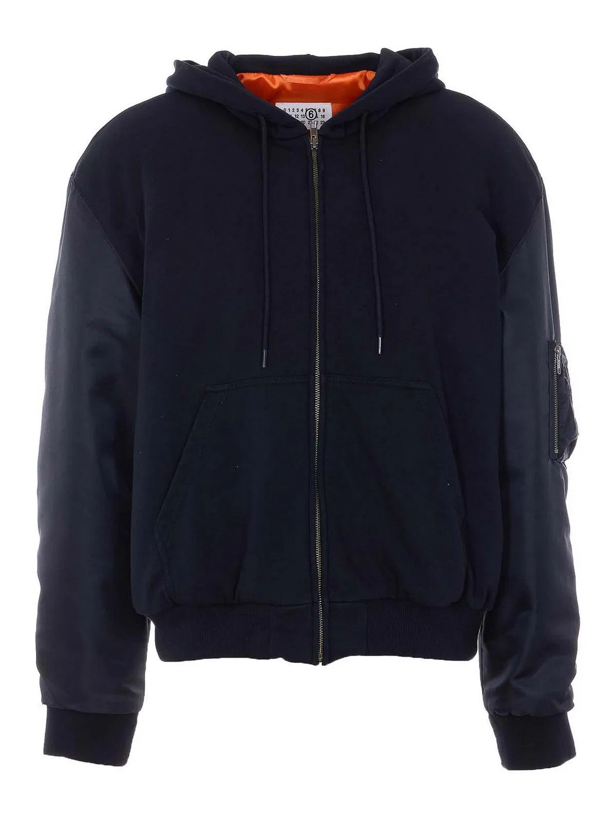 Mm6 maison margiela Black Hooded Sweatshirt