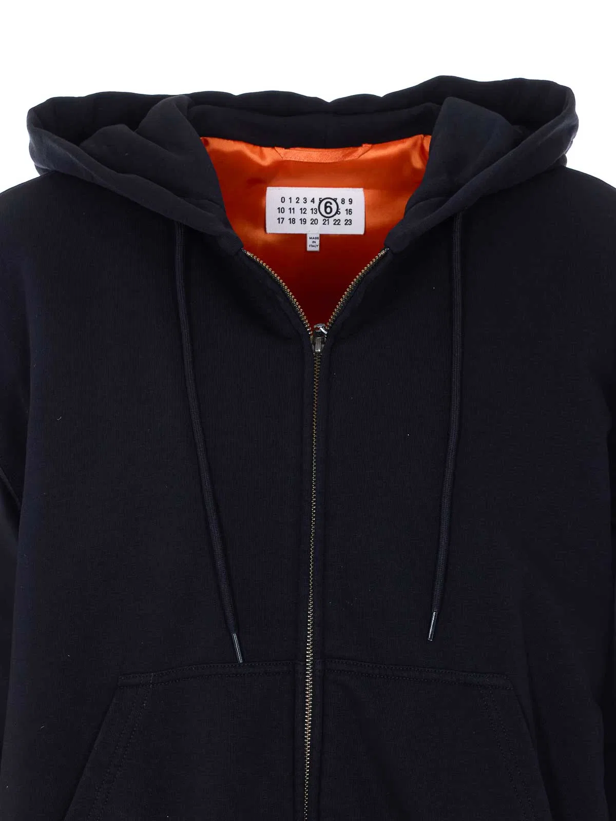 Mm6 maison margiela Black Hooded Sweatshirt