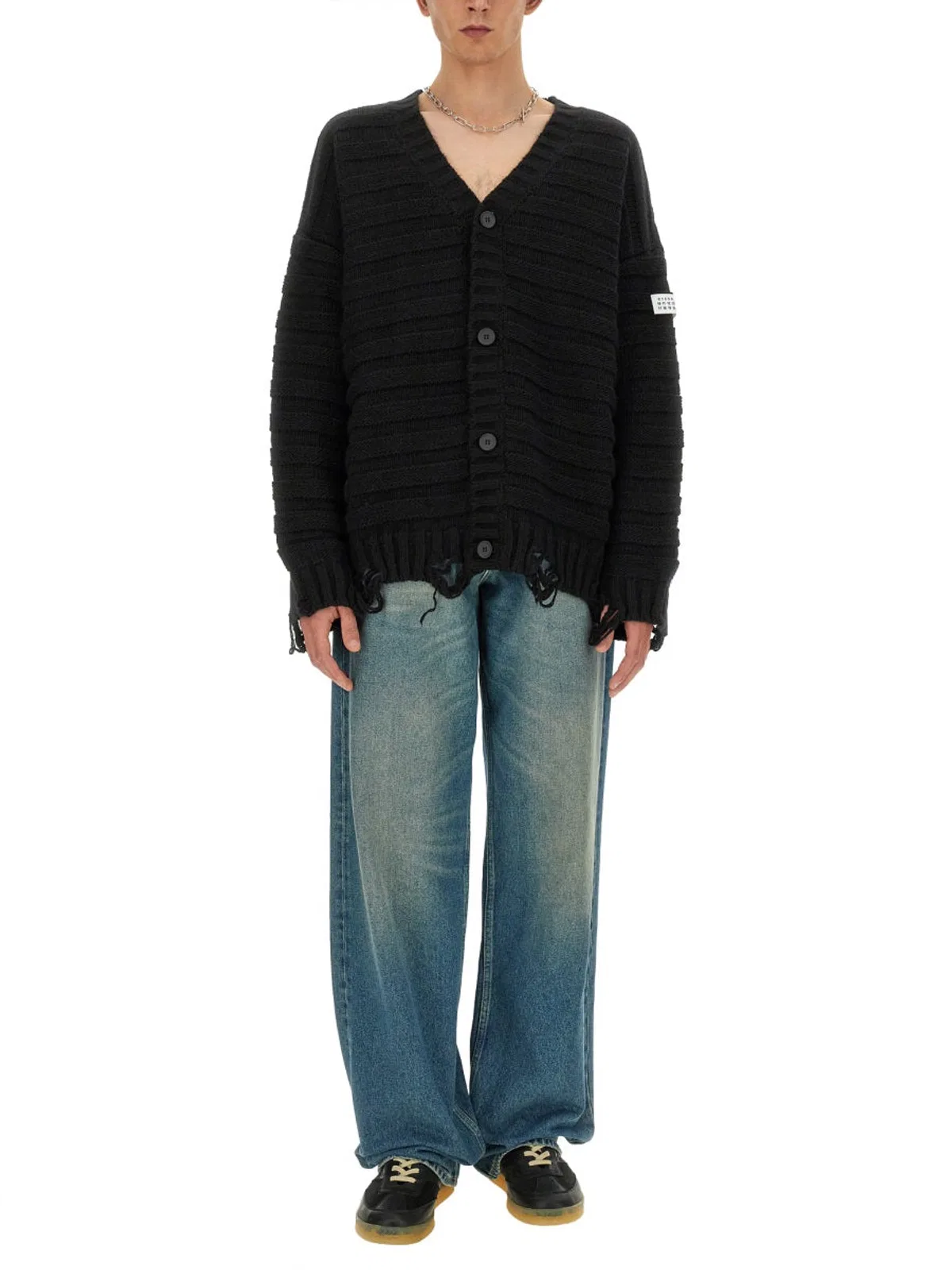 Mm6 maison margiela Cardigan Con Scollo A V