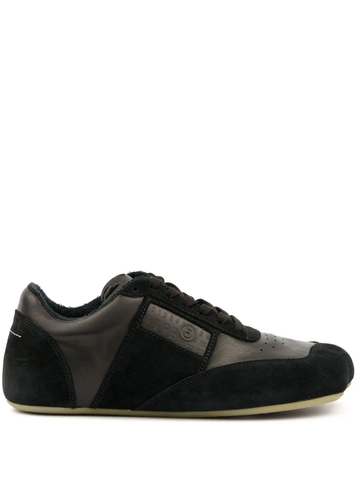 Mm6 maison margiela Black Leather Sneakers