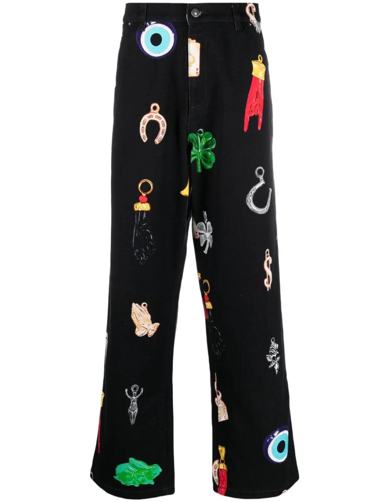 Sky High Farm Printed Denim Jeans