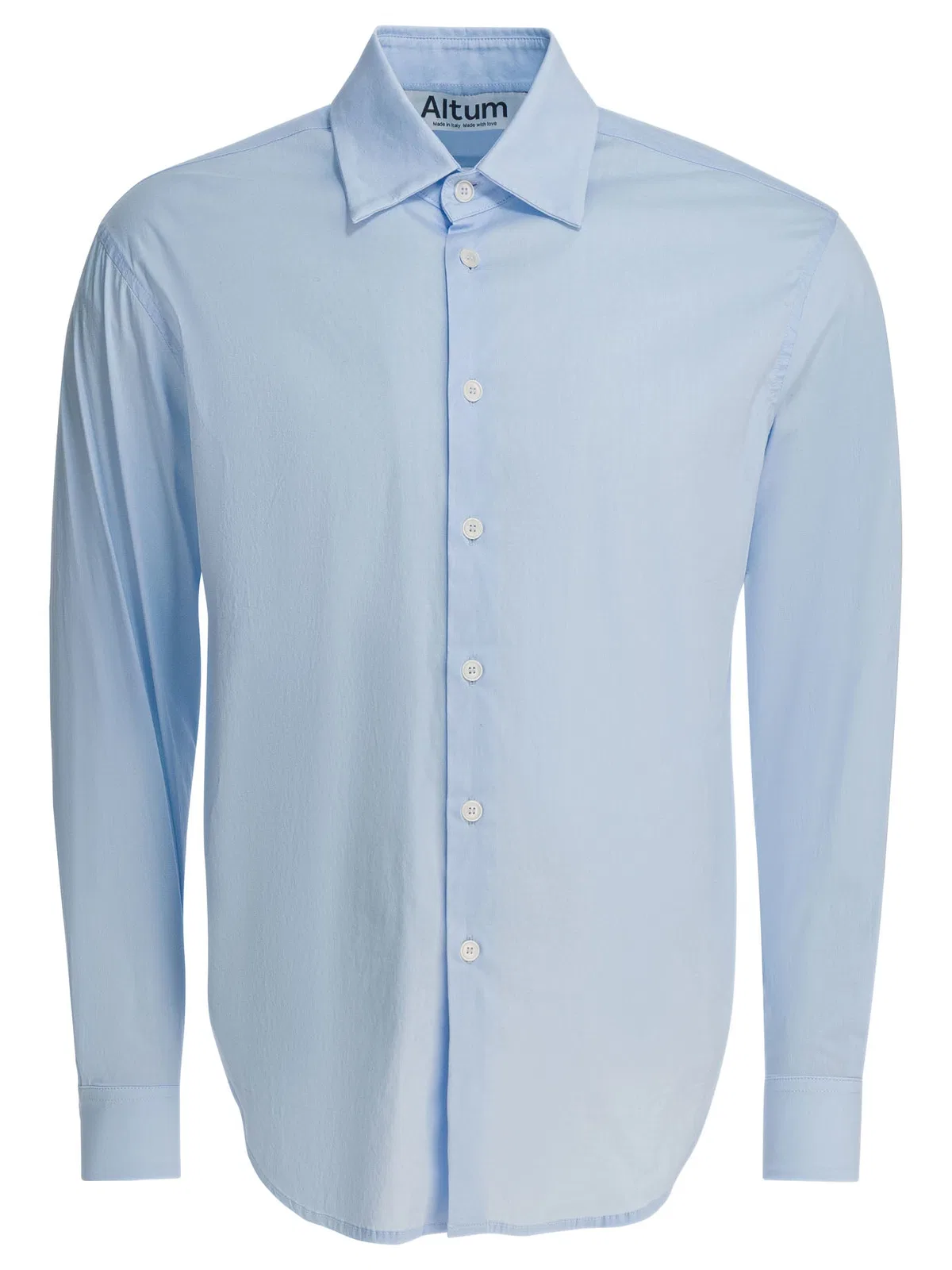Altum Light Blue Cotton Blend Shirt