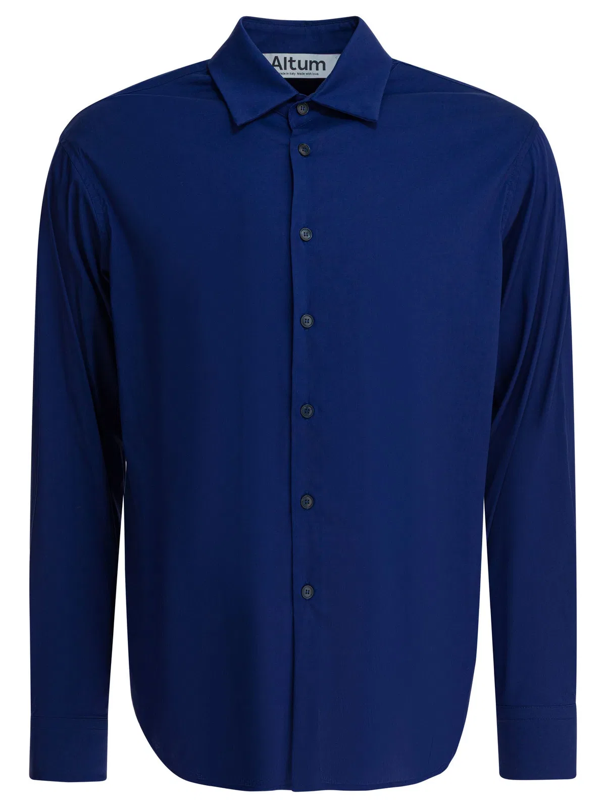 Altum Navy Cotton Blend Shirt