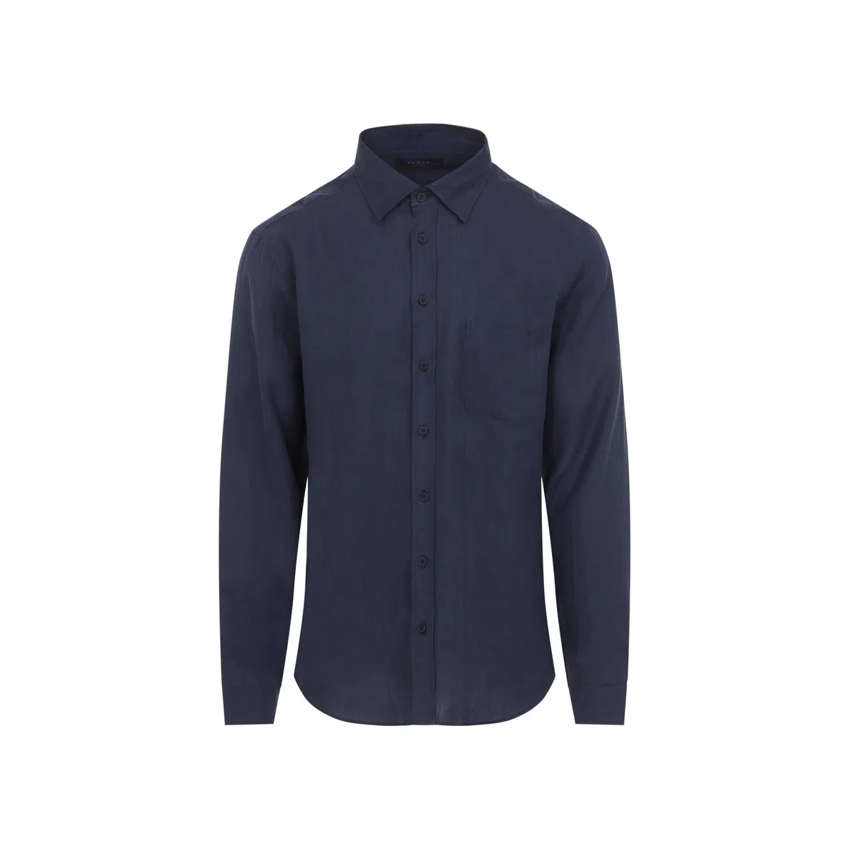 Sease Button Down Blue Hemp Shirt