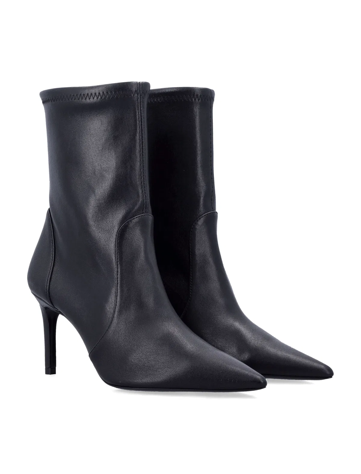 Stuart Weitzman Stuart Power 75 Stretch Sock Booties Stu