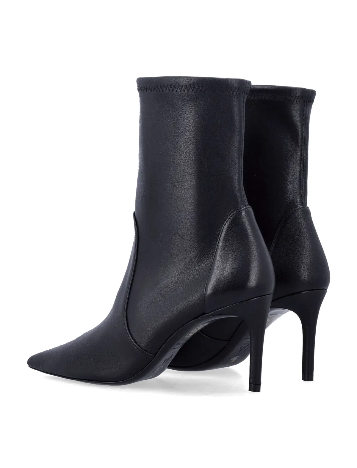 Stuart Weitzman Stuart Power 75 Stretch Sock Booties Stu