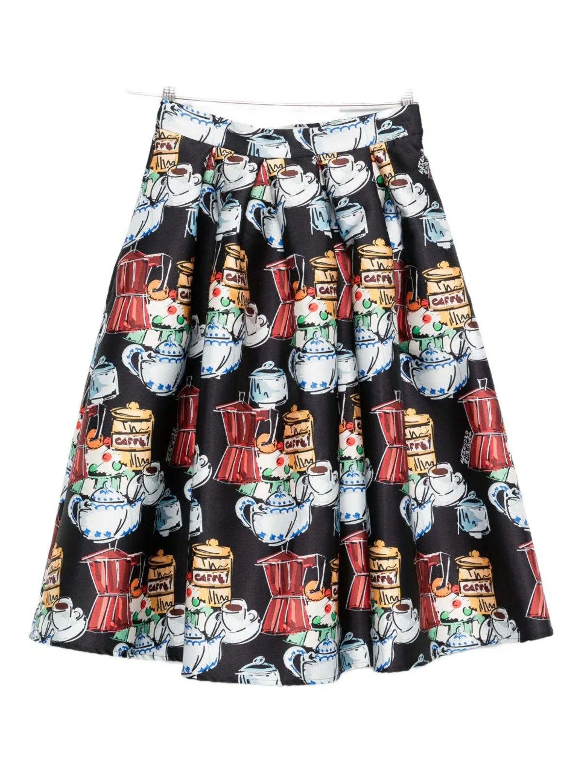Alessandro Enriquez Printed Midi Skirt