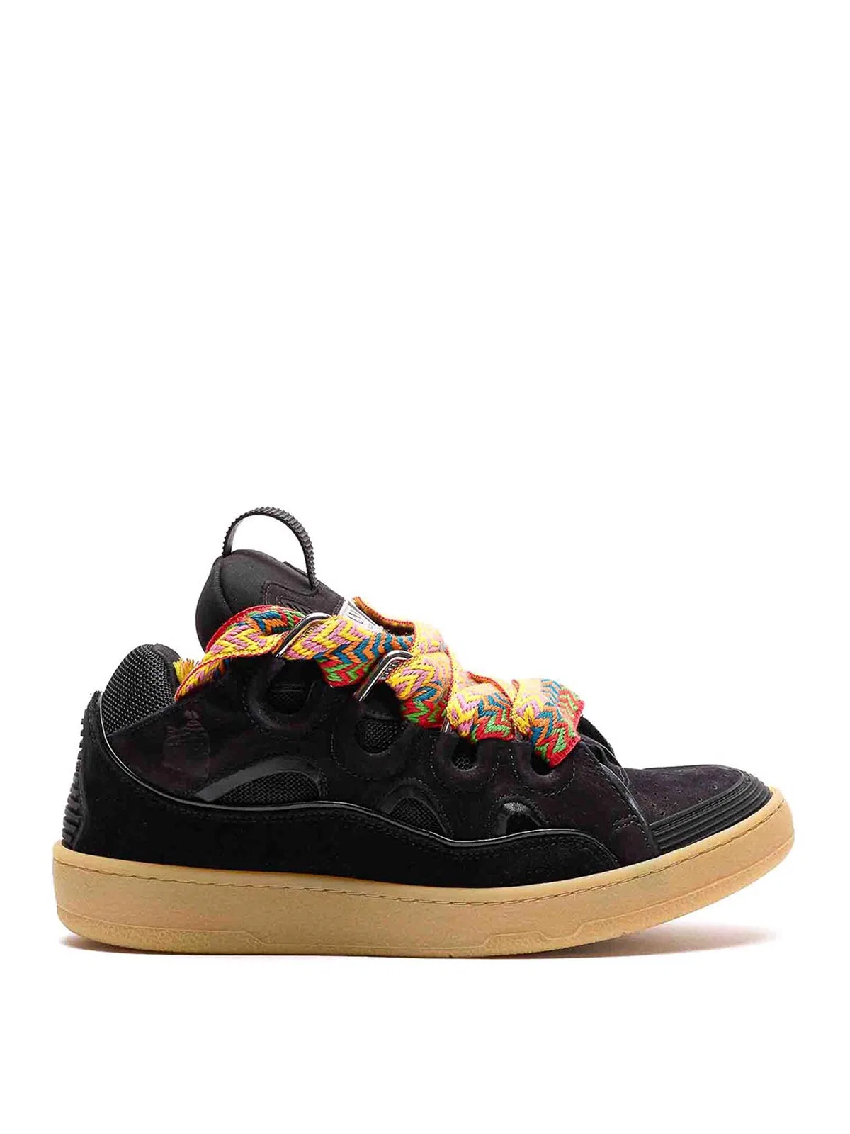 Lanvin Black Curb Sneakers