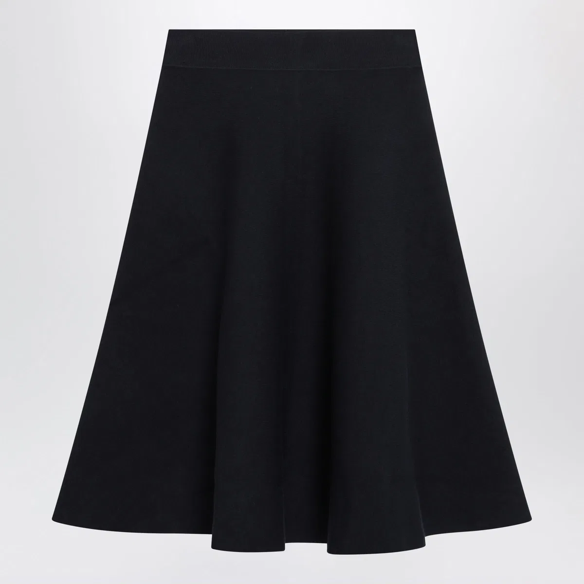 The Frankie Shop Luglio Midi Knit Skirt In Blue Viscose B