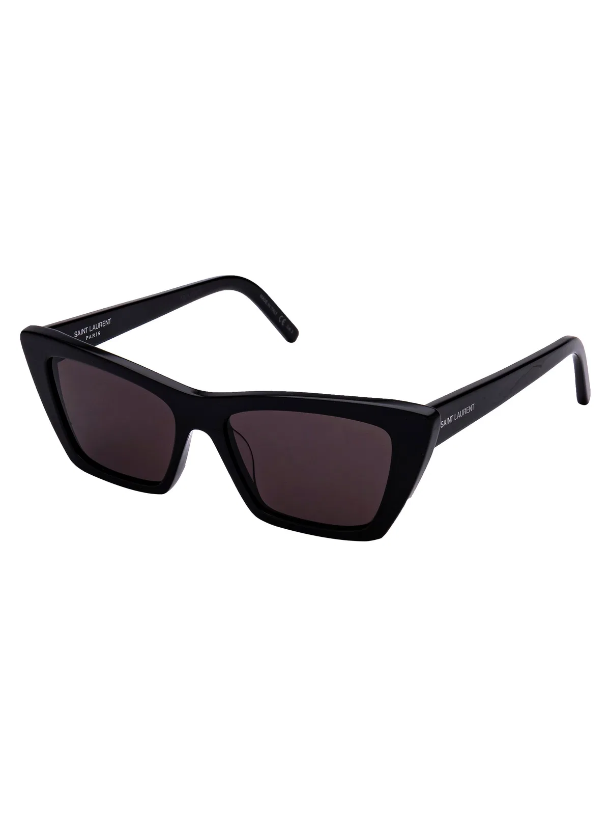 Saint Laurent Black-Black-Grey Acetate Sunglasses