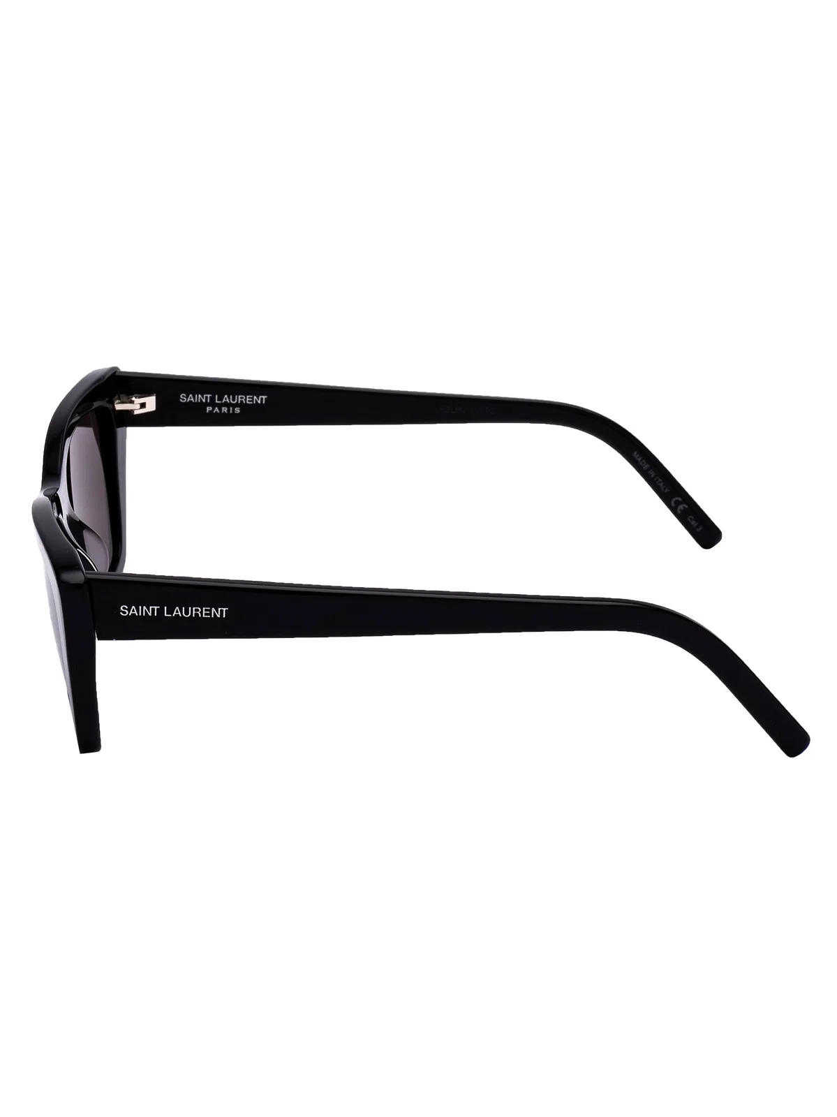 Saint Laurent Black-Black-Grey Acetate Sunglasses